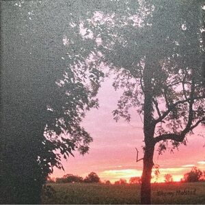 Pink and Orange Sunset Canvas Art:Photo